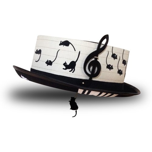 Coco & Ami Mice & Cats Piano Hat