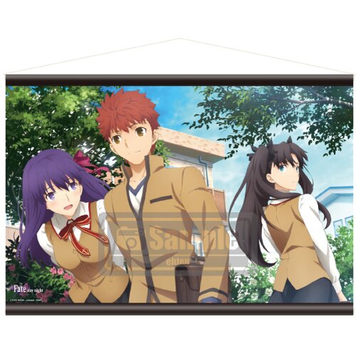 絵画+タペストリー Fate/stay night [Heaven's Feel] Fate/stay night: HF Sakura Shirou Rin Tapestry - Tokyo Otaku