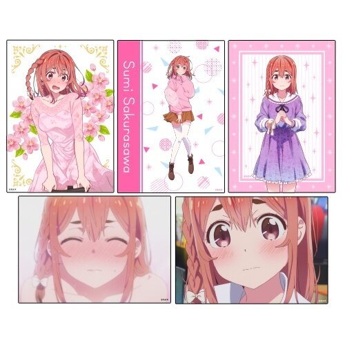 Character card Asami Shitsumi (A) illustration card 5-piece set KUJI  Hikido Kanojo, Okarishimasu Online KUJI Swimsuit to Girlfriend D-2 Prize, Goods / Accessories