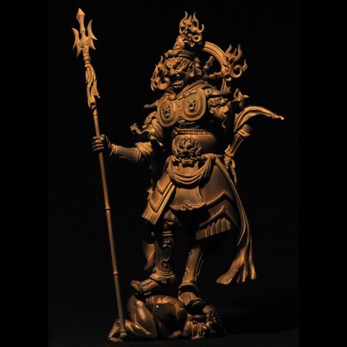New Revoltech Takeya Series No. 005 EX: Jikokuten Wood Grain Ver