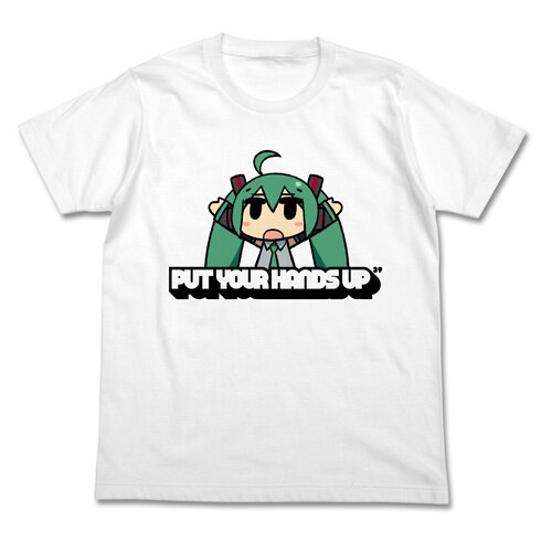 【Anyone more】Miku Open Ribbon T-Shirt Hatsune Miku New Adult T-Shirt -Pinkish Stage Circle Imag