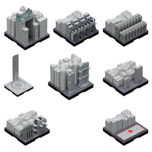 Geocraper 1/2500 Scale [Evangelion] Tokyo-III Scenery - Tokyo