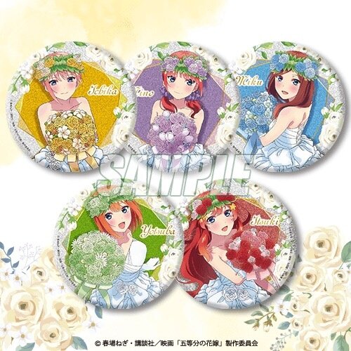 The Quintessential Quintuplets Trading Can Badge Vol.2 Box