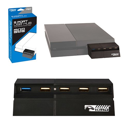 thumbnail interactive-video image 1 of 5-in-1 USB Hub For PS4 PlayStation 4 - Expand Your Console's USB Ports 1 of 13