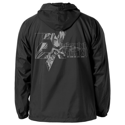 No Game No Life: Zero Schwi Black Hooded Windbreaker: COSPA