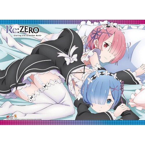 Anime Re: Zero kara Hajimeru Isekai Seikatsu Rem Ram Poster Wall