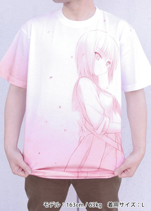 Angel Beats! 1st Beat Iwasawa Visual Print T-Shirt: VisualArt's