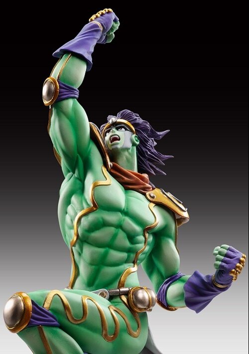 25cm Super Ação Estátua BIG Star Platinum/Jotaro Kujo Anime Figura