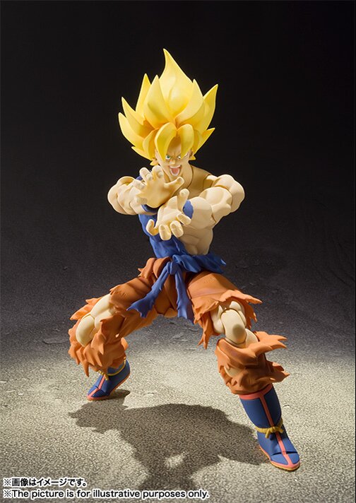 Dragon Ball Z Super Warrior Chronicles Figure Super Saiyan Son Goku Vegeta  Set