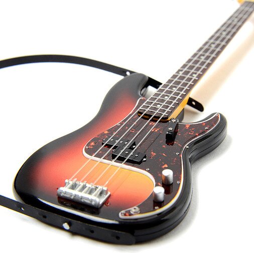 Fender The Best Collection: 1962 Precision Bass & Tolex Case 1/8th Scale  Model