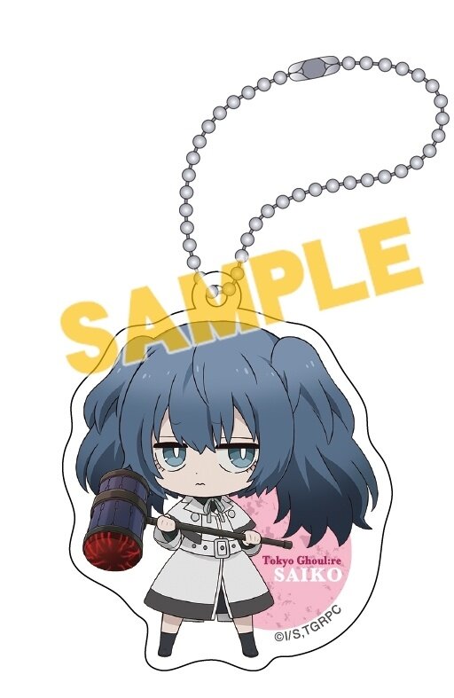 AmiAmi [Character & Hobby Shop]  Tokyo Ghoul:re Black Acrylic Keychain  Saiko Yonashi(Released)