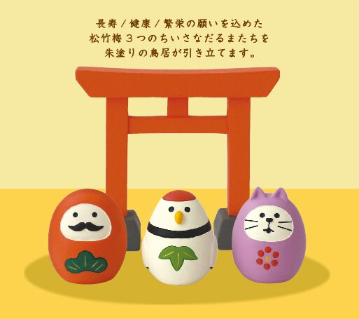concombre 置物 concombre Good Luck Shrine Diorama Collection: DECOLE - Tokyo