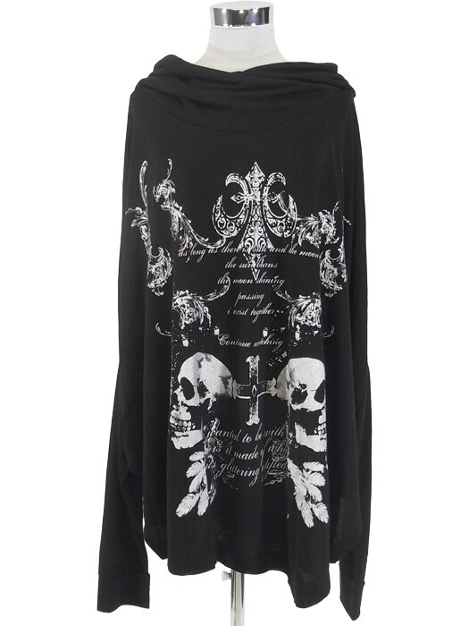 SEX POT ReVeNGe Mirror Skull Dolman Sleeve Shirt