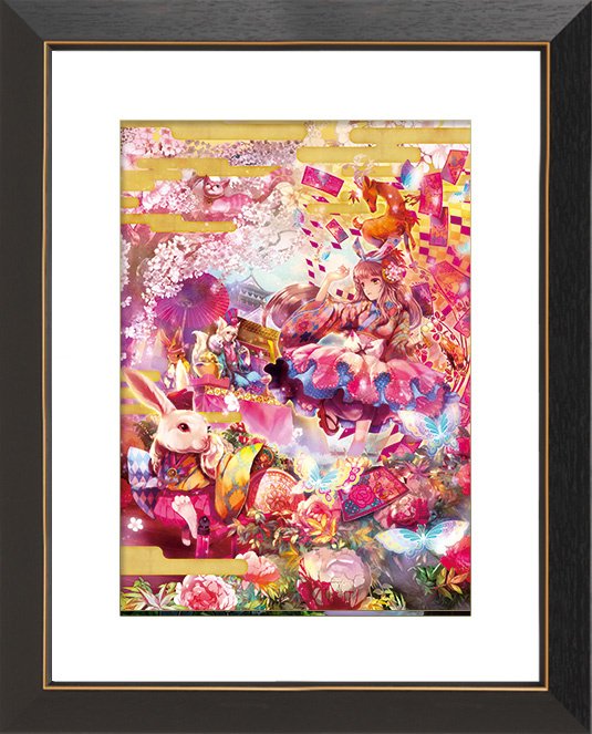“Alice in Ancient Japan” Chara Fine Graph Print - Tokyo Otaku Mode (TOM)