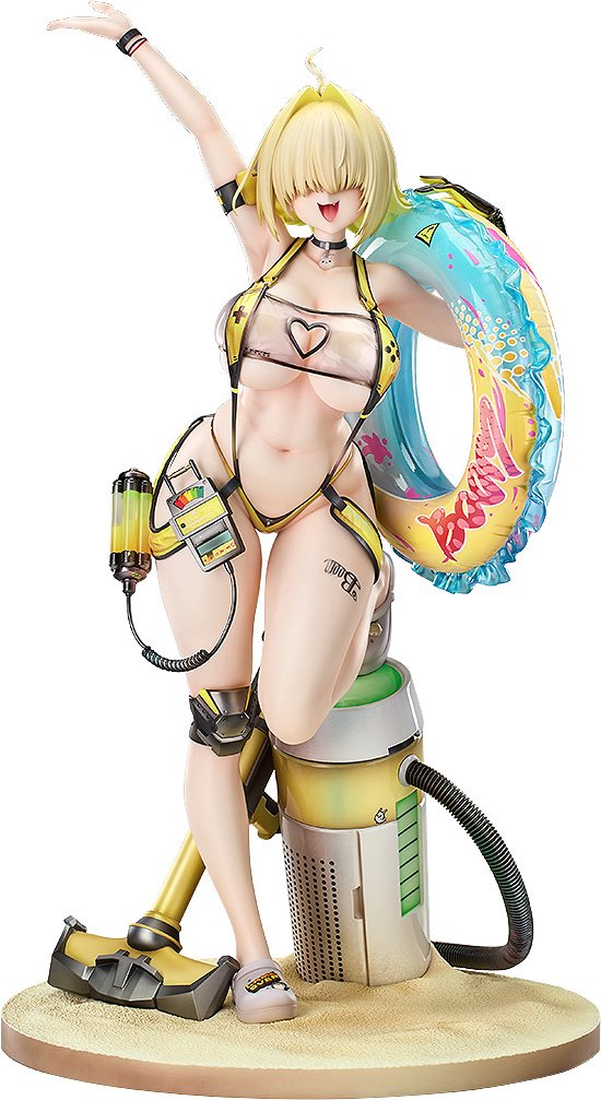 Goddess of Victory Nikke Elegg Boom and Shock Ver. 1/4 Scale Figure - tampilan depan