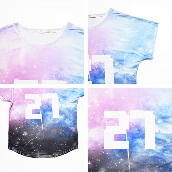 ACDC RAG 27 Space Pattern T-Shirt: ACDC RAG - Tokyo Otaku Mode (TOM)