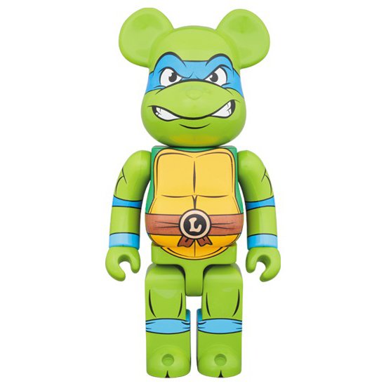 BE@RBRICK Teenage Mutant Ninja Turtles Leonardo 100% & 400