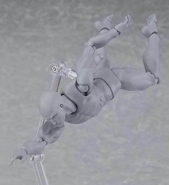 figma Archetype Next: He - Gray Color Ver. (Re-run): MAX FACTORY