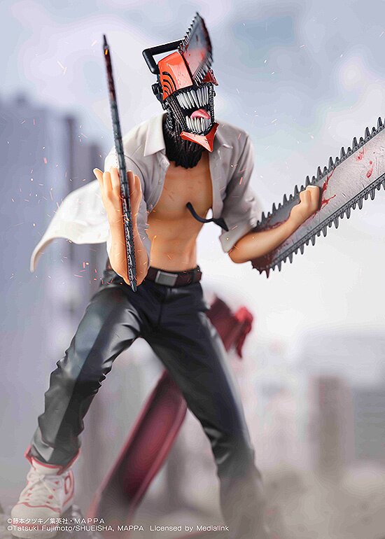 S-Fire Denji & Pochita Chainsaw Man 1/7 Scale Figure | Hobby-Genki