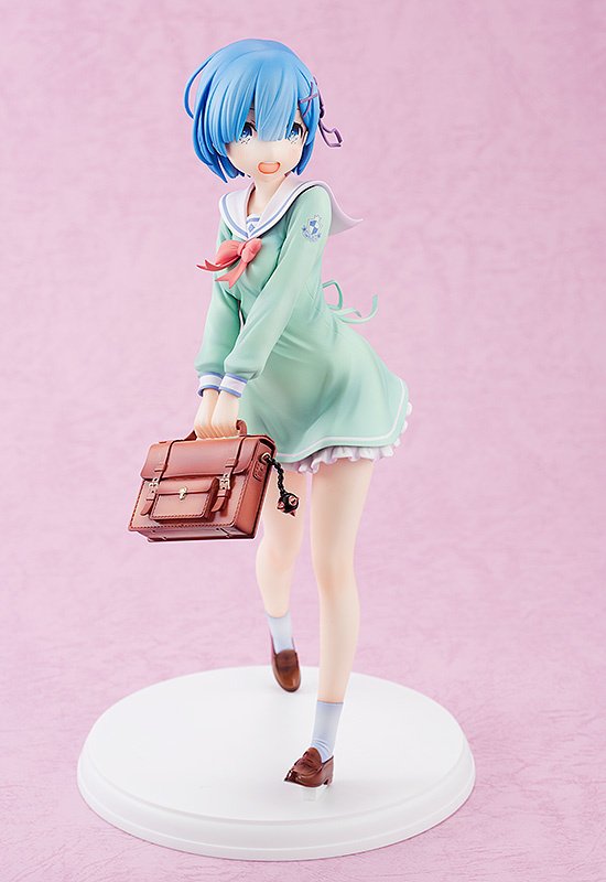 Re:Zero] Rem High School Uniform Ver. Figure: KADOKAWA - Tokyo