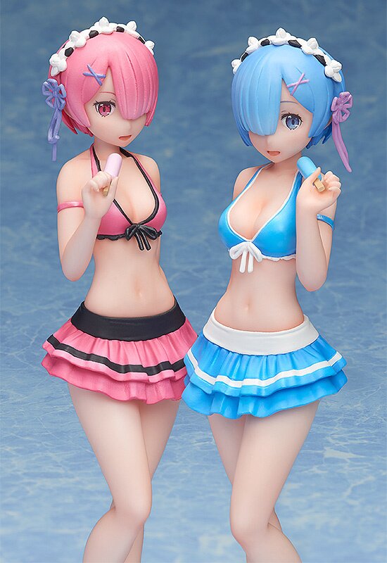 Re Zero Starting Life in Another World Ram Swimsuit Ver. 1 12 Scale Figure