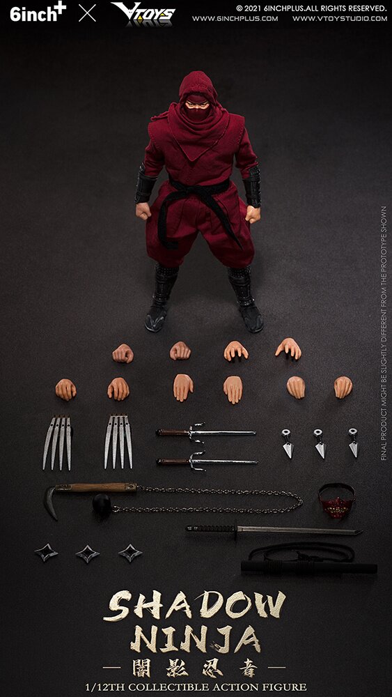 Undead Ninja Army 1/12 Scale Weapons Set