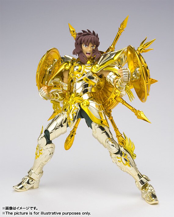 MY LIBIDO ソフビフィギュア ゴールド Saint Cloth Myth EX Saint Seiya Libra Dohko (God Cloth): Bandai