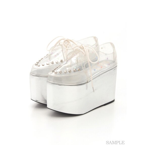 Swankiss Lace-Up Clear Shoes: Swankiss - Tokyo Otaku Mode (TOM)