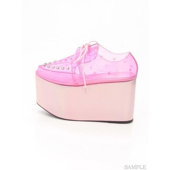 Swankiss Lace-Up Clear Shoes: Swankiss - Tokyo Otaku Mode (TOM)