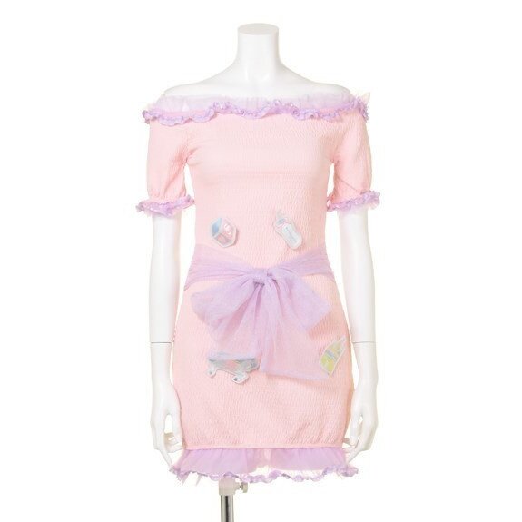 Swankiss Dream Baby Story Short Dress