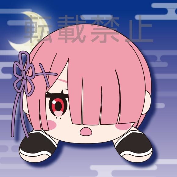 Lying Down Plush Re: Zero Ram: Ninja Ver. - Tokyo Otaku Mode