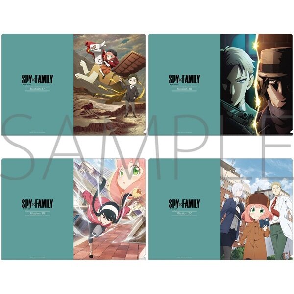Spy x Family Main Visual Mission 17-20 Clear File Set - Tokyo