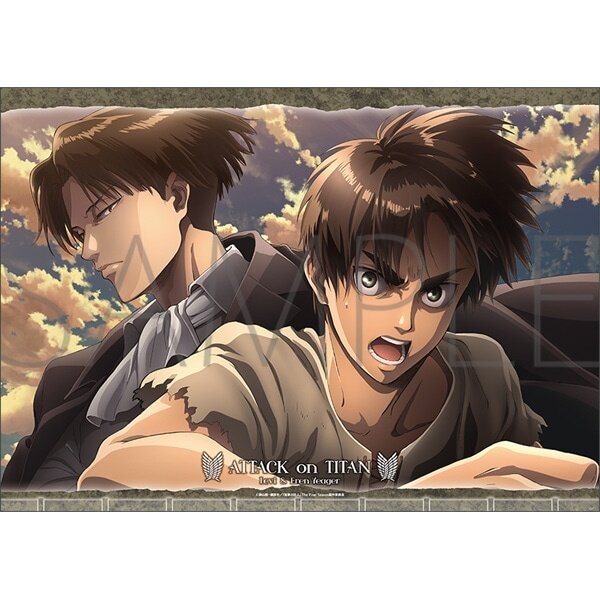 Shingeki No Kyojin Levi Eren Anime Poster – My Hot Posters