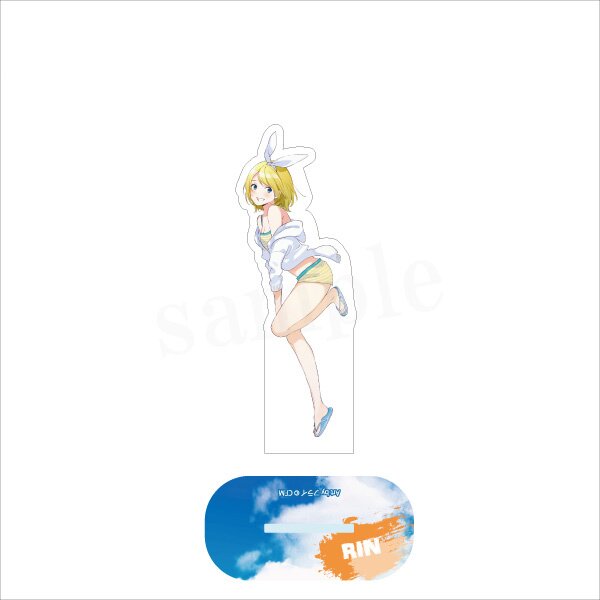 HATSUNE MIKU Summer Party 鏡音リン スタンド Hatsune Miku Summer Party Acrylic Stand Collection: Fly Ver