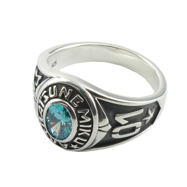 Hatsune Miku Motif College Ring