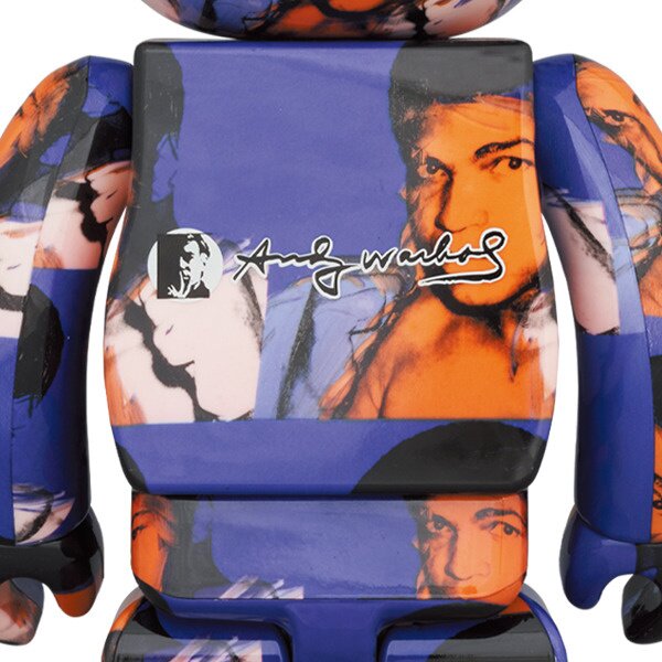 BE@RBRICK Andy Warhol's Muhammad Ali 100％ & 400％ Set: MEDICOM