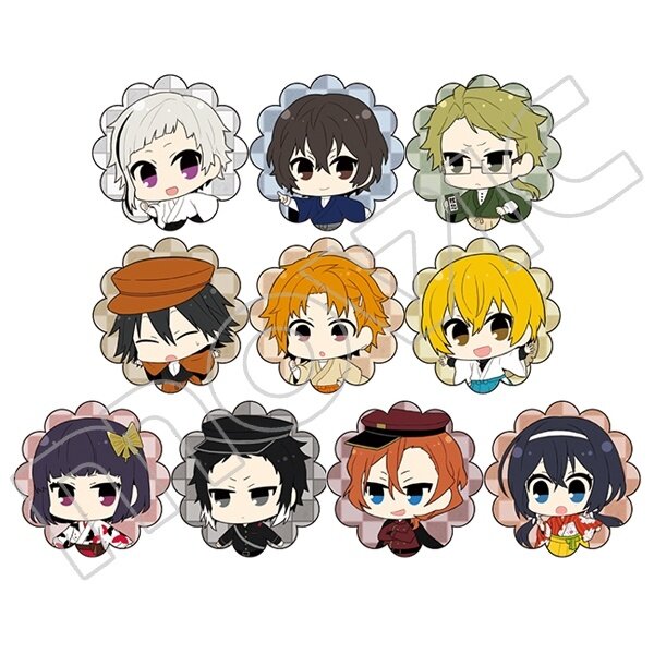 30/50Pcs Bungo Stray Dogs Japanese anime Stickers For Motorcycles Water cups Furniture Children's toy Luggage Skateboard acheter à prix bas - livraison gratuite, avis réels avec des photos