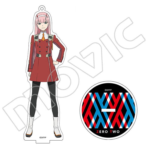 DARLING in the FRANXX ZERO TWO 02 CODE 002 GM #B style acrylic stand figure  model plate holder cake topper anime