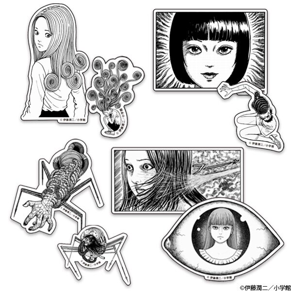 Junji Ito Movement Stickers