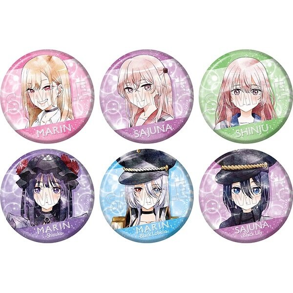 TV Anime My Dress-Up Darling Trading Pin Badge Complete Box Set