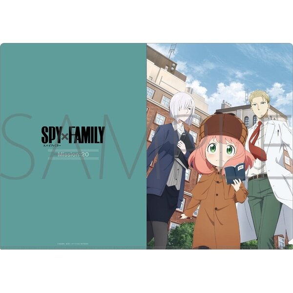 Spy x Family Main Visual Mission 17-20 Clear File Set - Tokyo