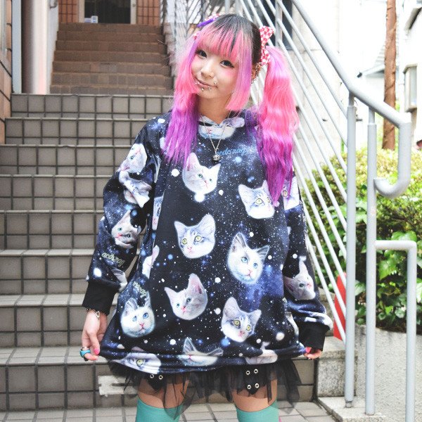 ACDC RAG Cat Hoodie Dress: ACDC RAG - Tokyo Otaku Mode (TOM)