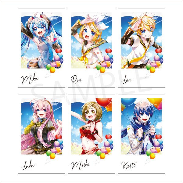 Hatsune Miku Creators Party Polaroid-Style Card Set - Tokyo Otaku