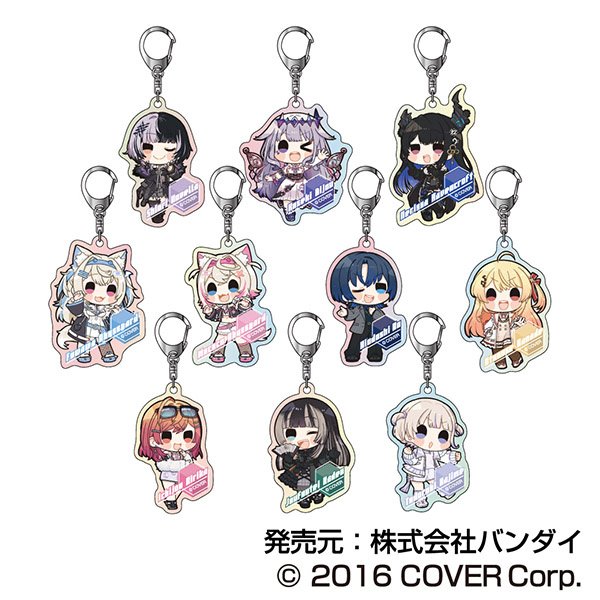 RIKU ガチャ PVCポーチ レア キャラアクリルチャーム ホロステッカー