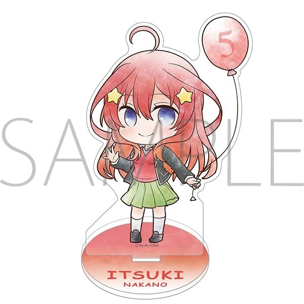 CDJapan : The Quintessential Quintuplets Mini Acrylic Stand Design 15  (Itsuki Nakano / C) Collectible