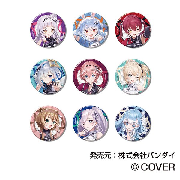 ホロライブ　hololive 6th fes.缶バッジ Hololive 6th Fes. Color Rise Harmony Tin Badge C Stage 2 Box Set