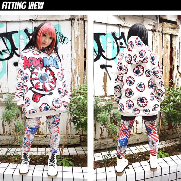 ACDC RAG Smile Hoodie: ACDC RAG - Tokyo Otaku Mode (TOM)