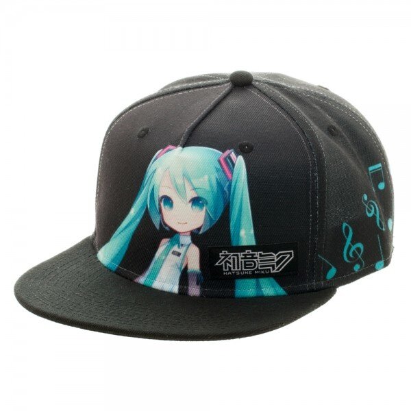 Hatsune Miku Black Snapback: Bioworld - Tokyo Otaku Mode (TOM)