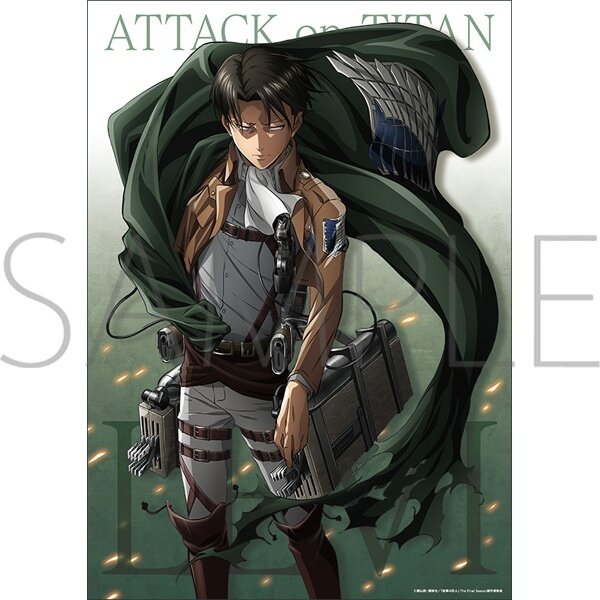 Shingeki No Kyojin Levi Eren Anime Poster – My Hot Posters