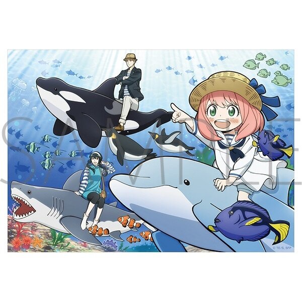 Spy x Family Mission 12: Penguin Park Main Visual Fabric Poster